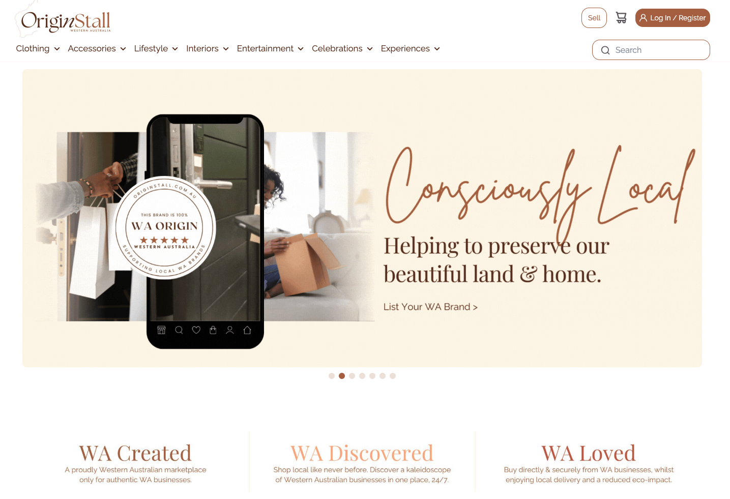 Origin Stall Australia